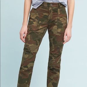 ANTHROPOLOGIE Camo-Print Jeans